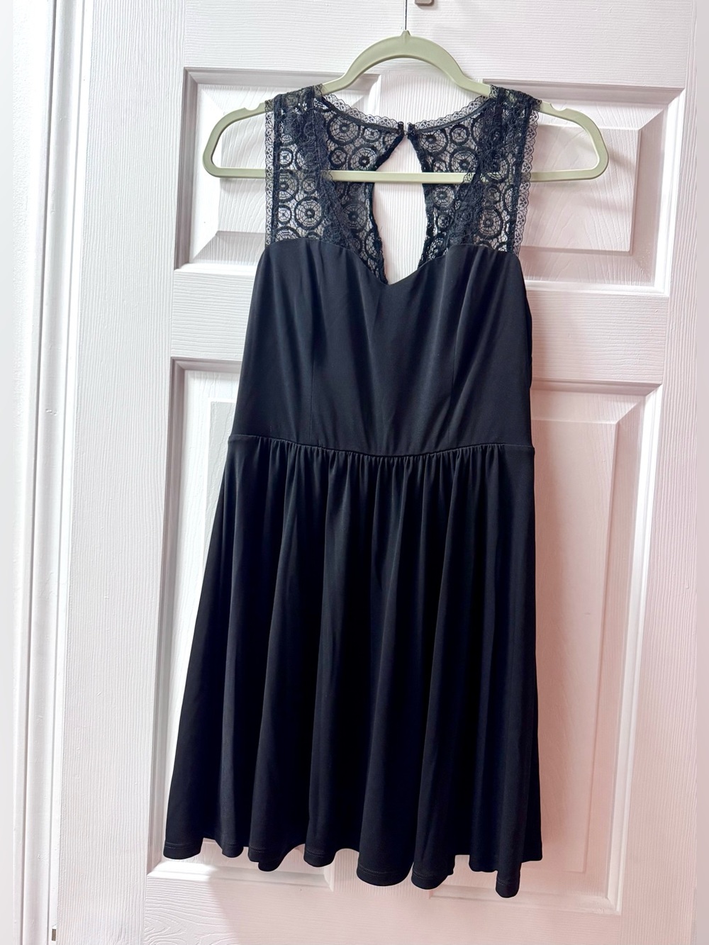 BCBGeneration Little Black Lace Dress, size S